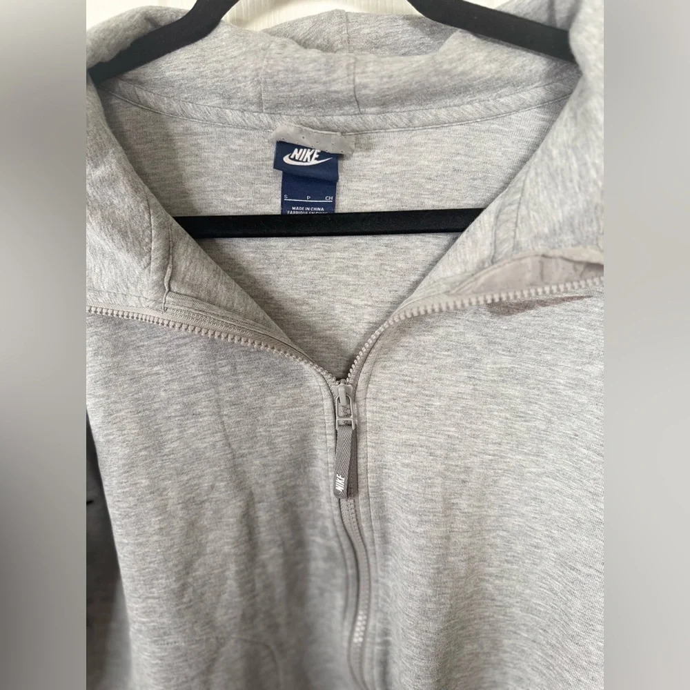 Nike Advance 15 Fleece Full-Zip Hoodie - Gray (Style 725720-064) - Size Small - Picture 4 of 7